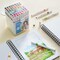 Ohuhu Water-Based Markers for Adult Coloring Books: 64 Colors Art Markers Dual Brush Chisel Tips Drawing Pens Coloring Markers for Kids Adults Calligraphy Sketching Bullet Journal with Storage Case